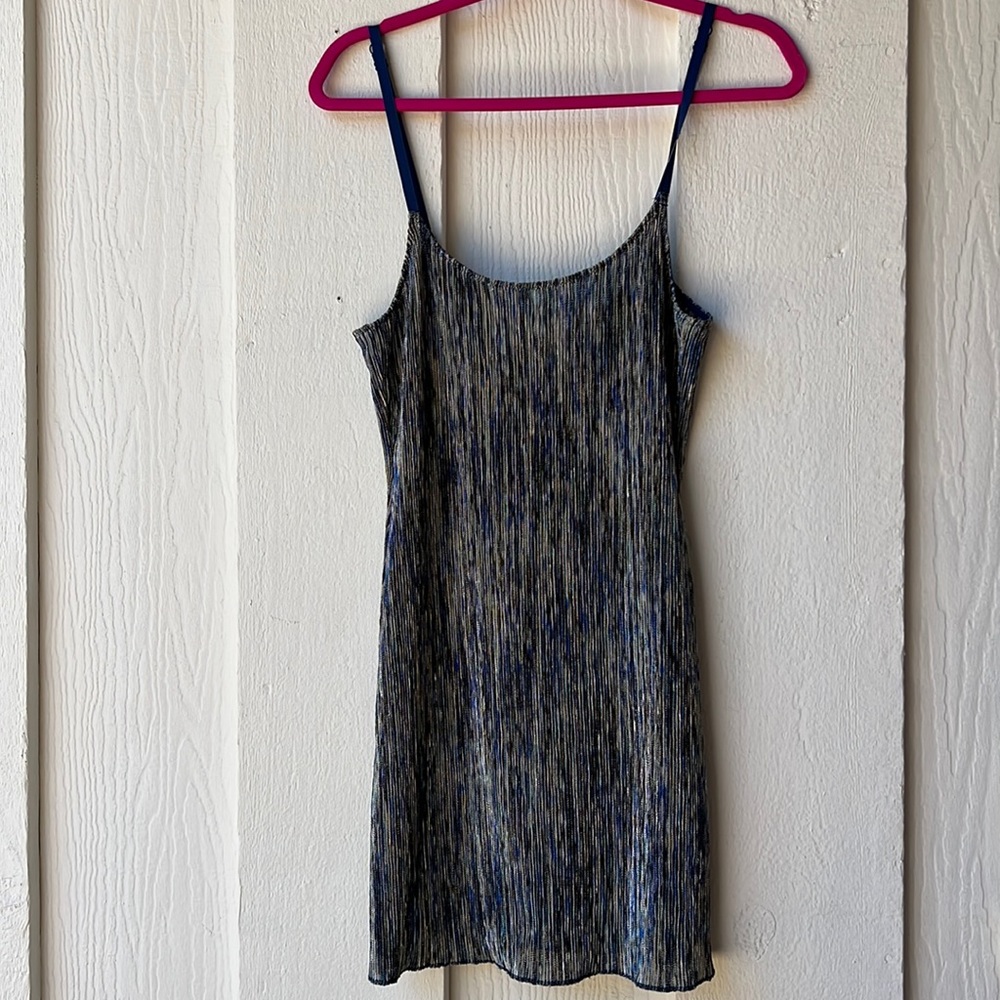 Free People medium dress skip tank intimately blue striped